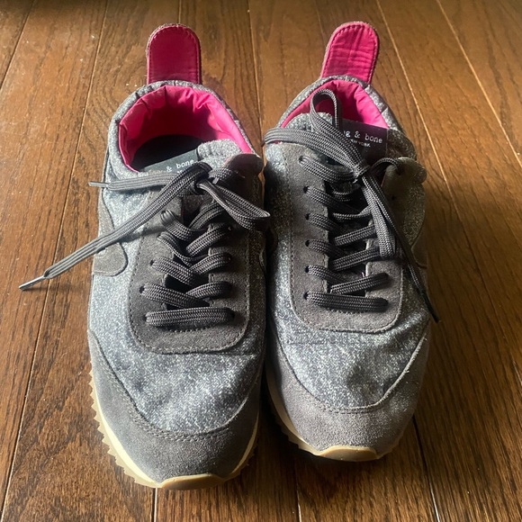Gray Rag and Bone Sneakers 9.5 - Picture 1 of 7